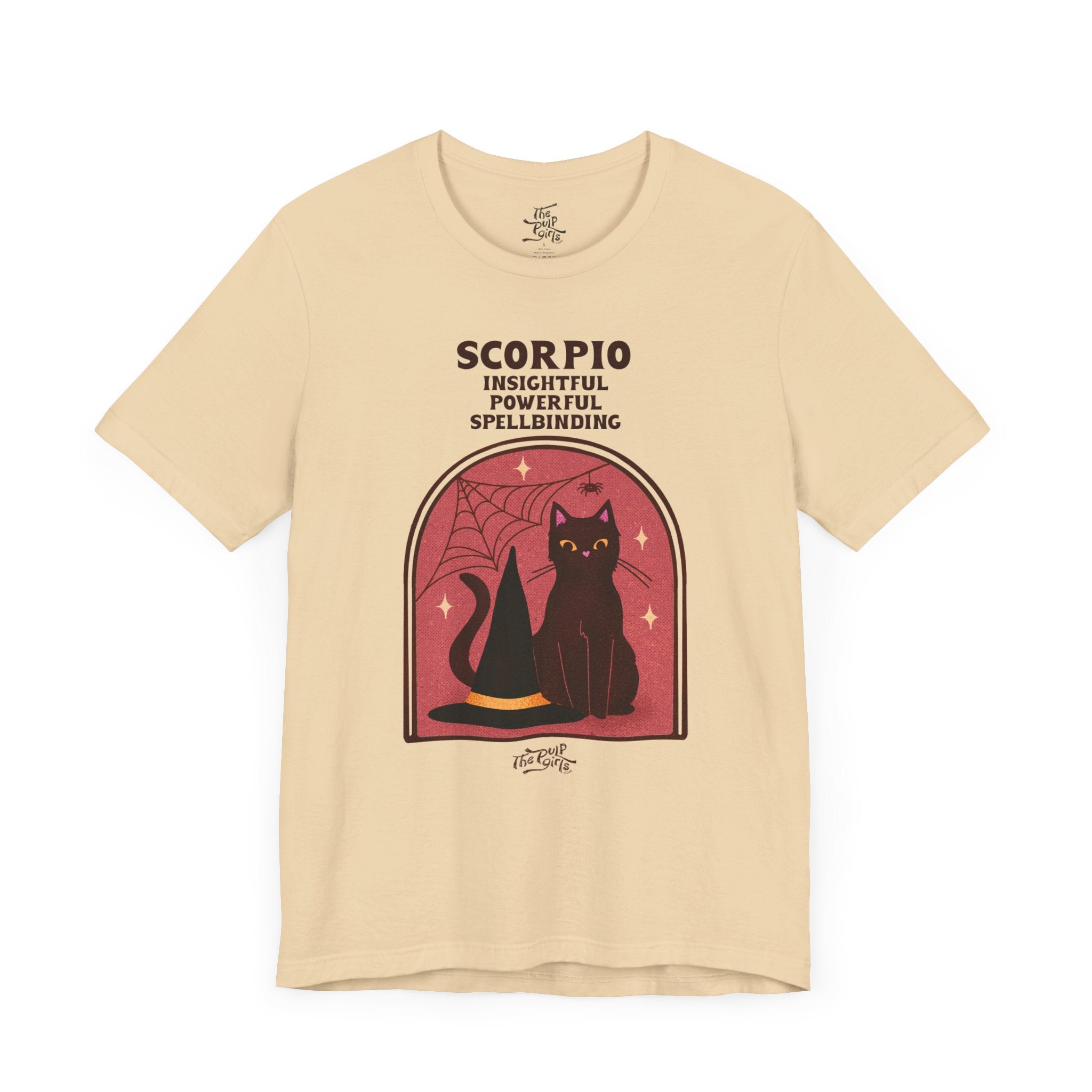 Spooky Scorpio Cat Astrology Tee