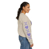 Gemini Lover Dog Astrology Crewneck