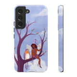 Purple Bird & Fairy Phone Case
