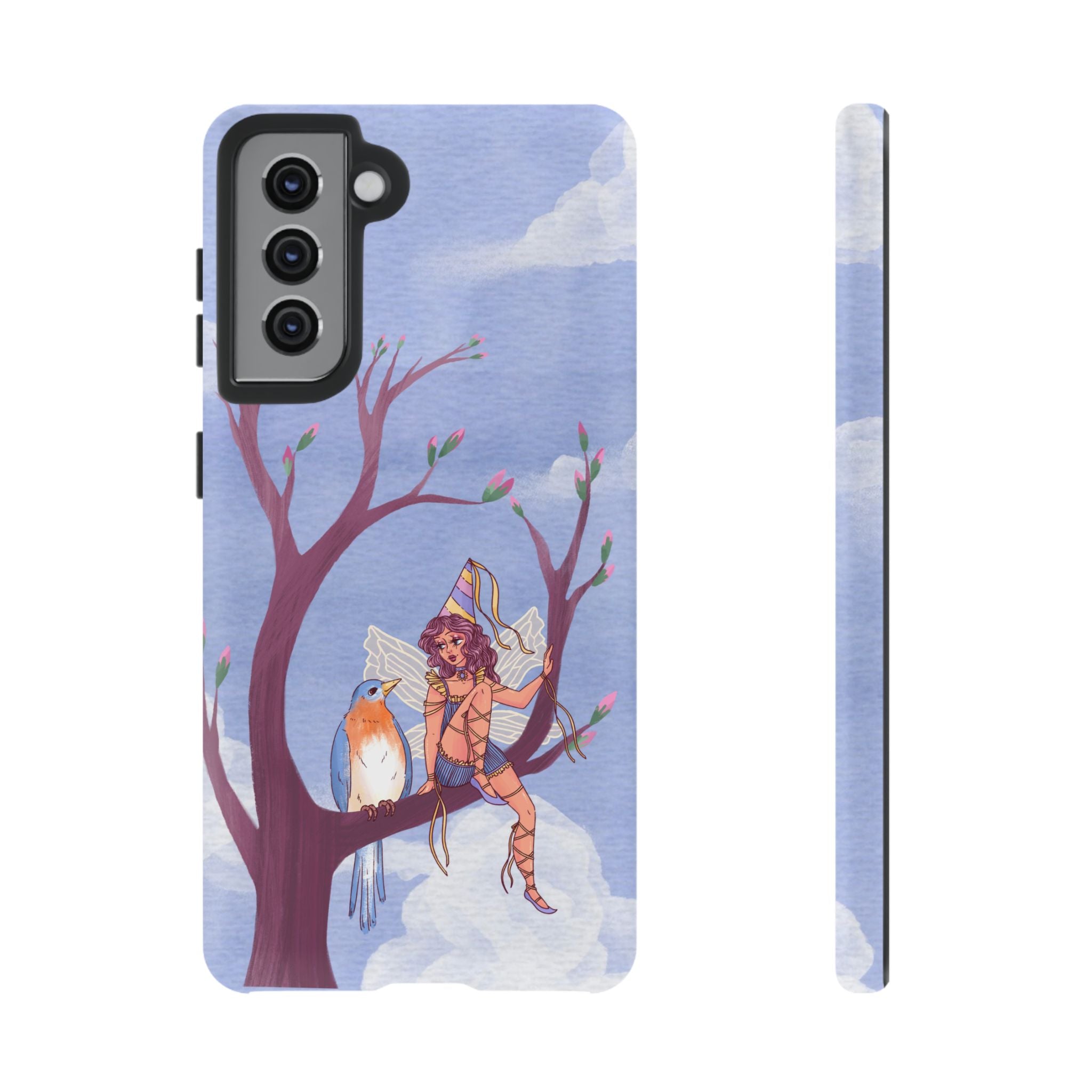 Blue Bird & Fairy Phone Case