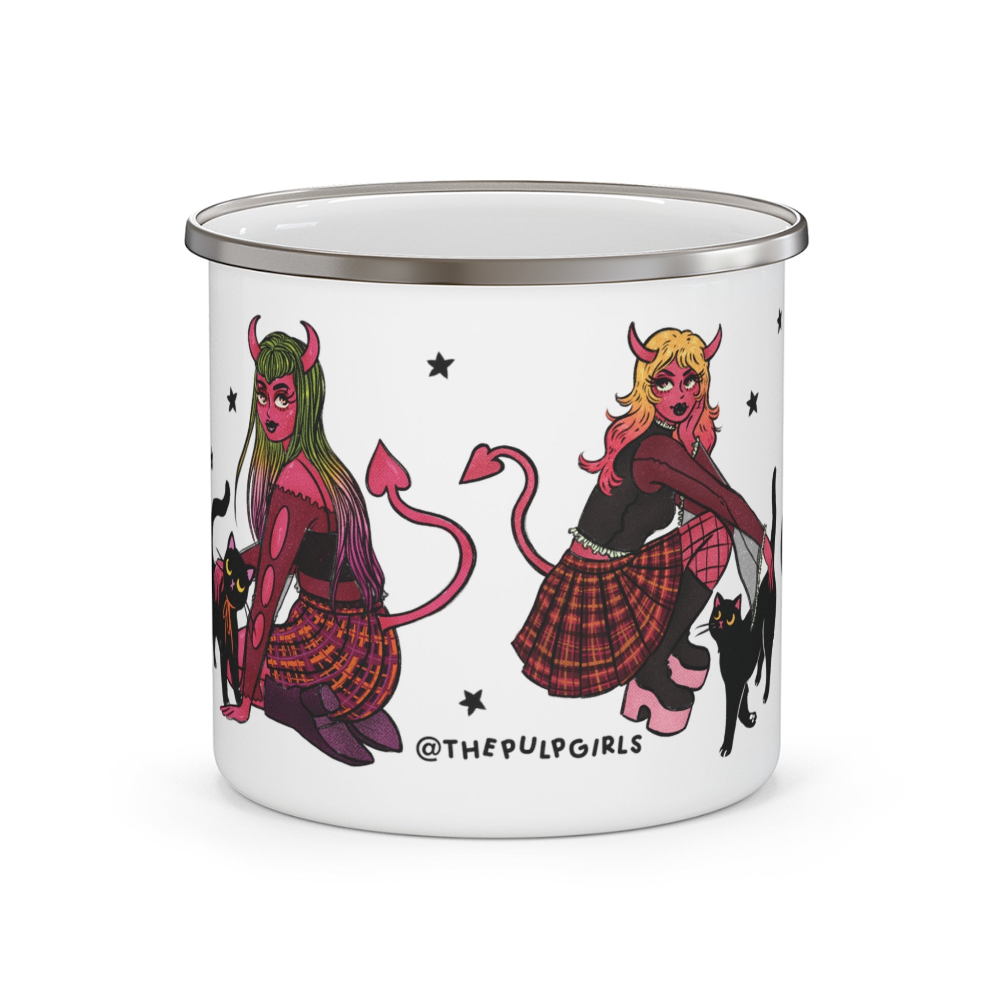 Demon Darling Enamel Mug
