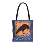 Scorpio Whimsical Crow Tote Bag