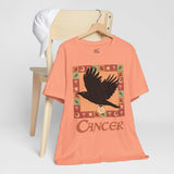 Cancer Whimsical Crow Tee