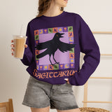 Sagittarius Whimsical Crow Crewneck Sweatshirt