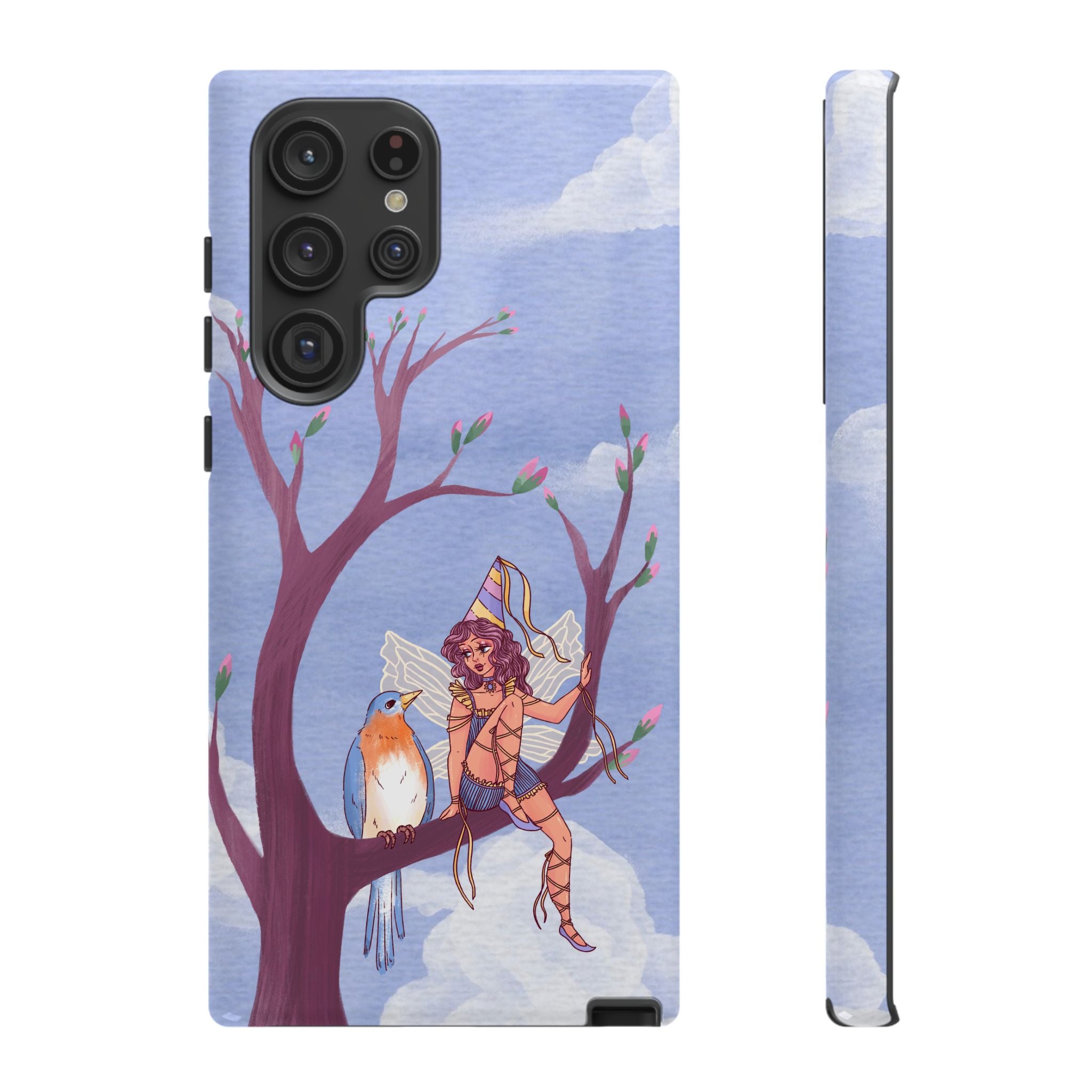 Blue Bird & Fairy Phone Case