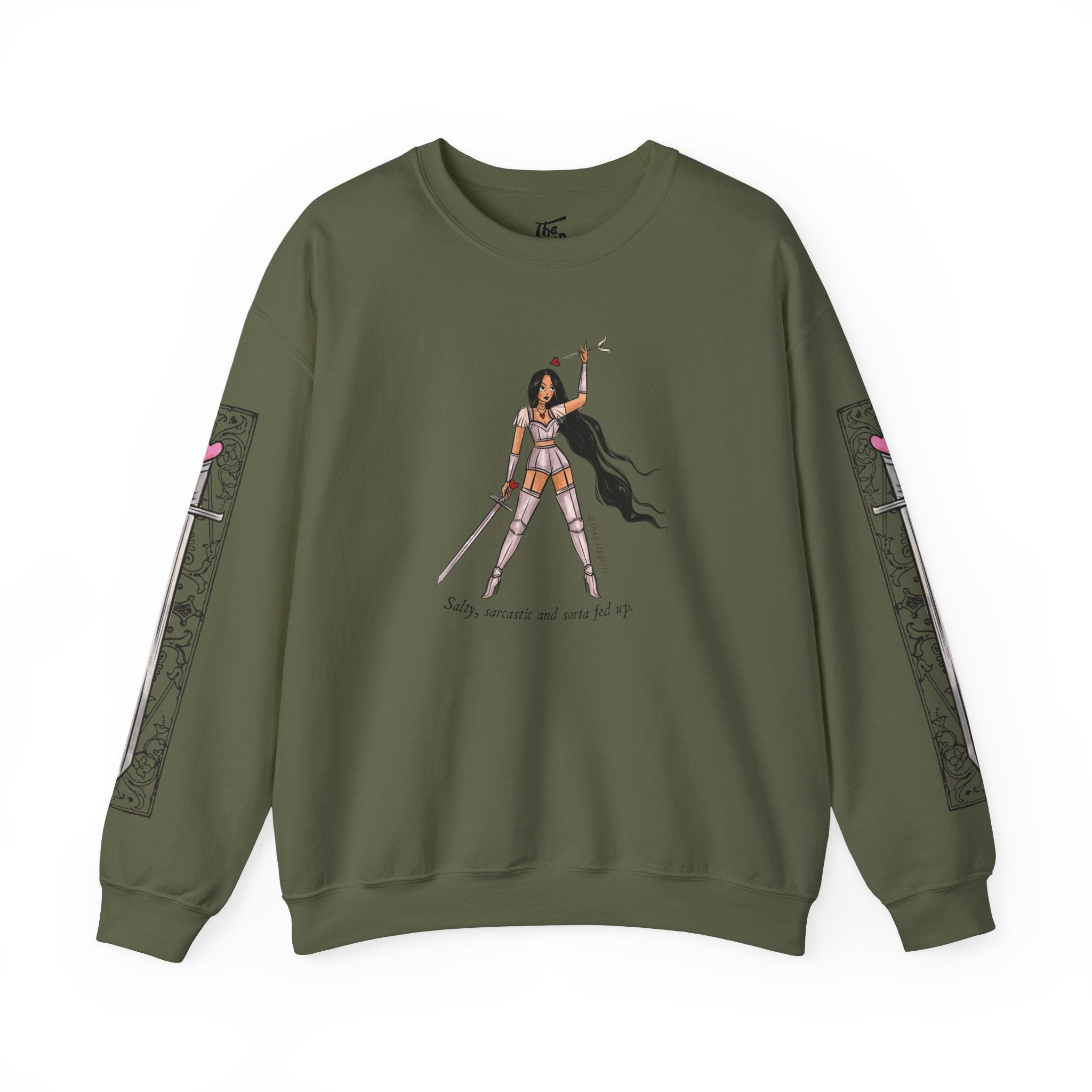 Salty, Sarcastic & Sorta Fed Up Crewneck