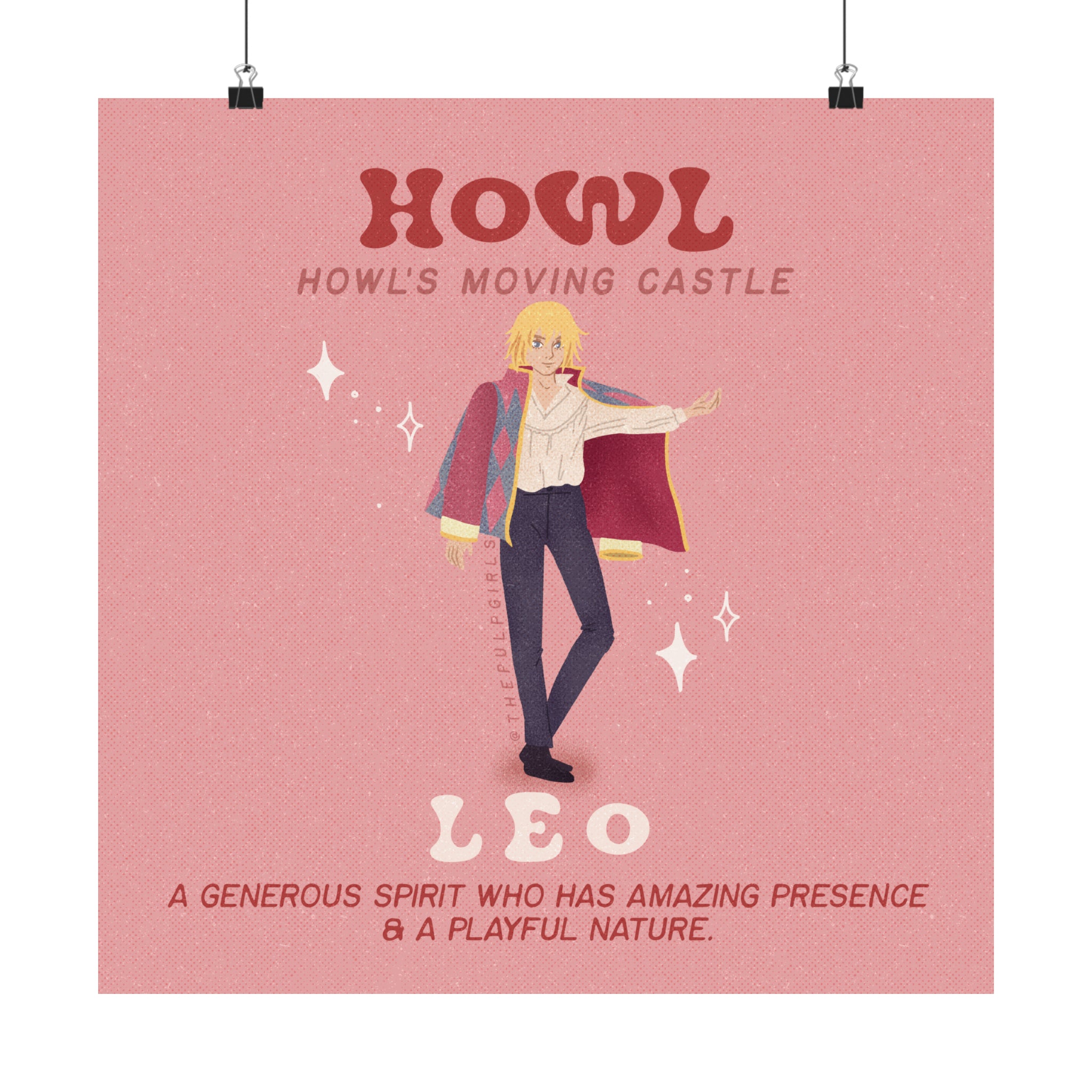 Studio Ghibli Fan - Howl - Leo - Art Print