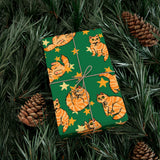 Orange Cat Lover Gift Wrap Papers