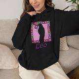 Leo Whimsical Crow Hoodie