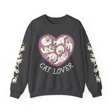 White Cat Lover Crewneck Sweatshirt