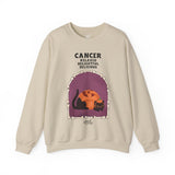 Cancer Halloween Cat Astrology Crewneck