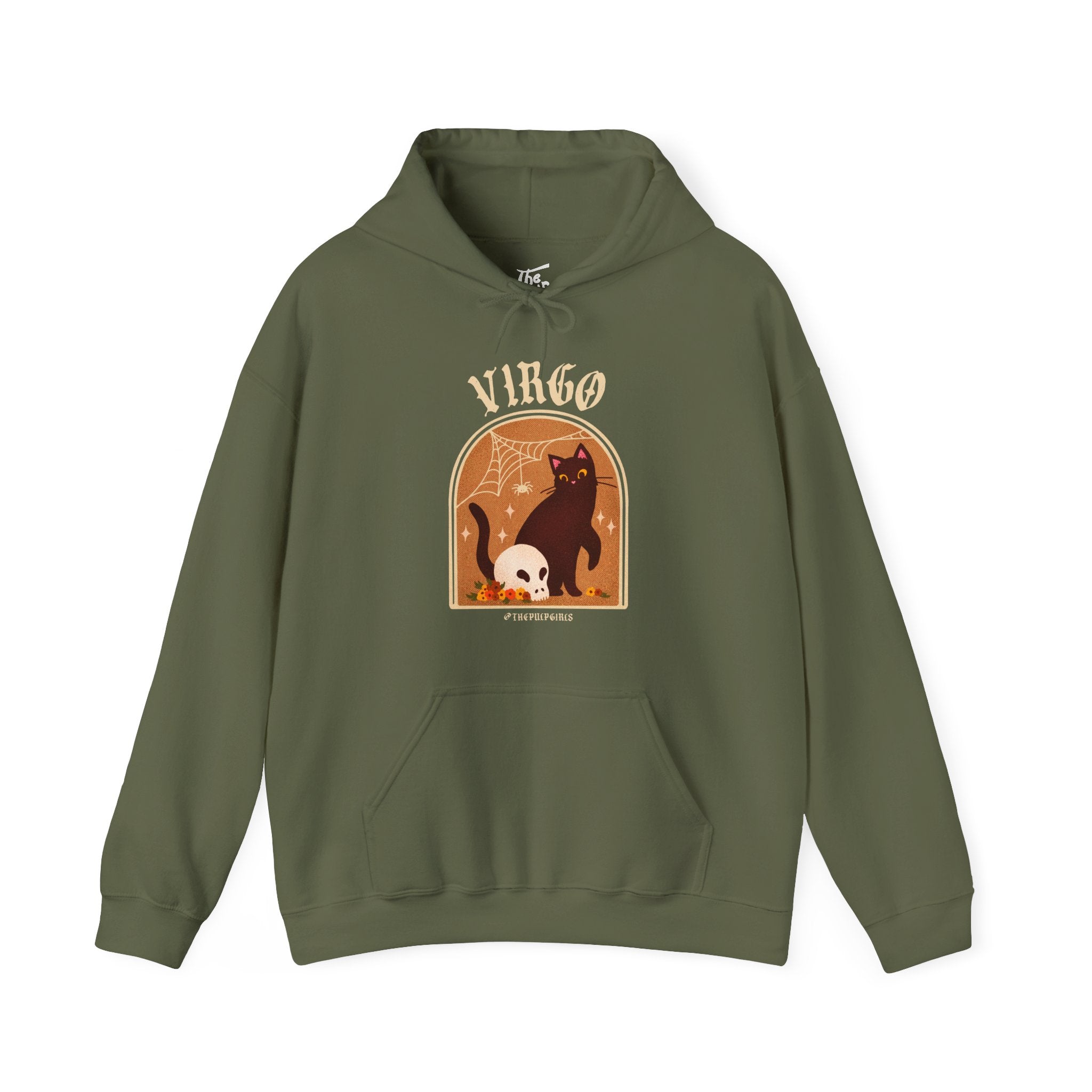 Virgo Spooky Cat Astrology Hoodie