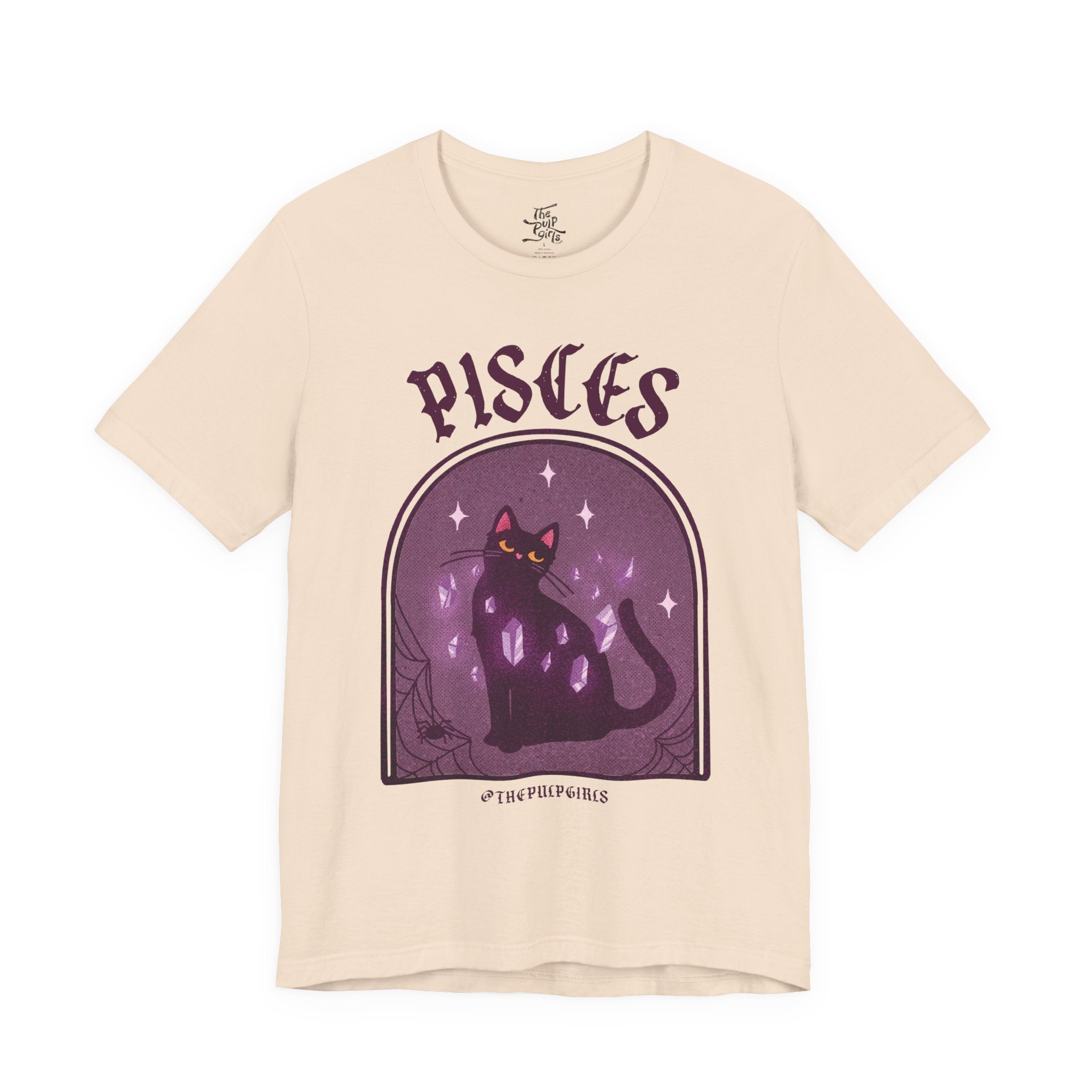 Pisces Spooky Cat Astrology Tee