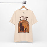 Aries Spooky Cat Astrology Tee