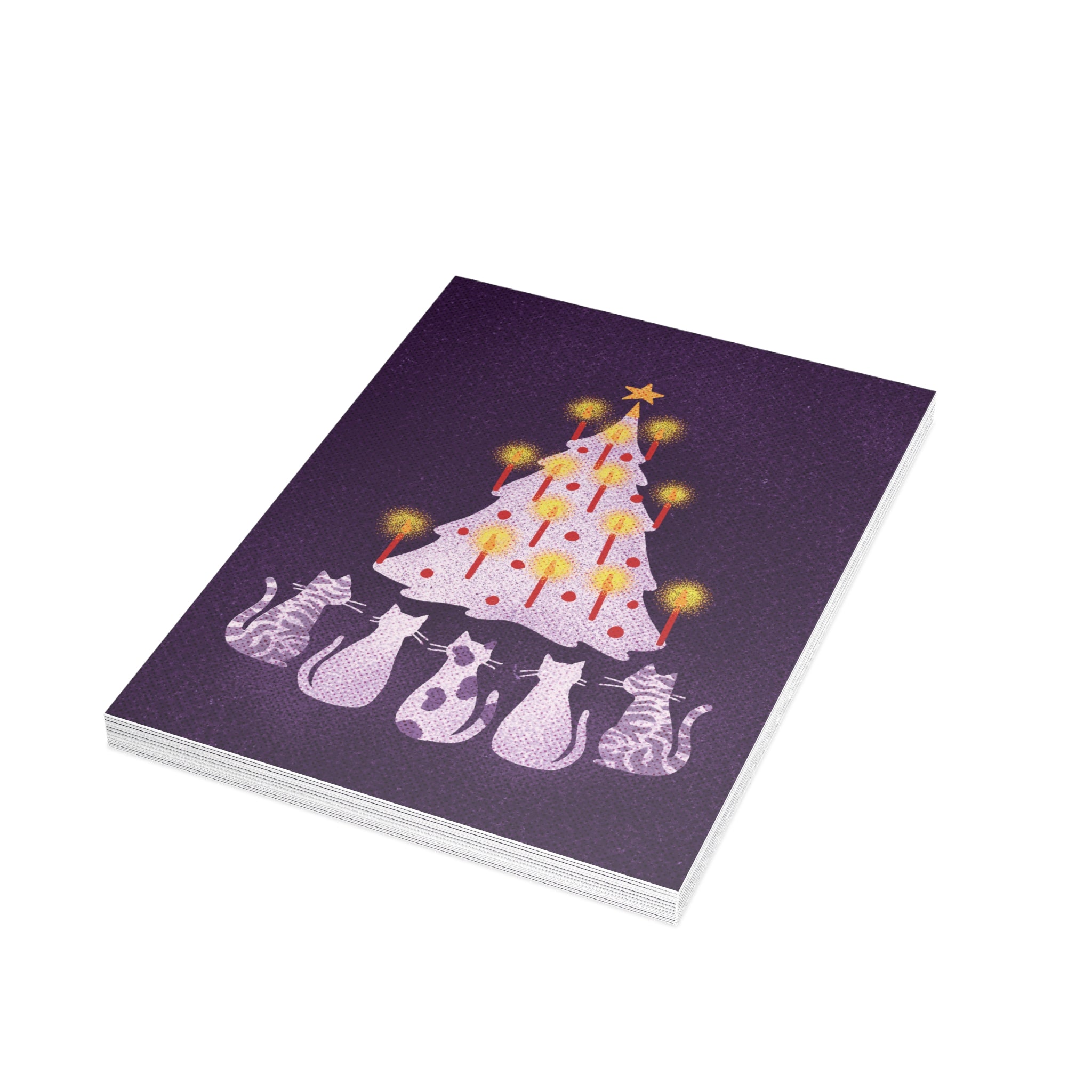 Feline Blessed Greeting Card