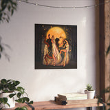 Sisters of the Moon Matte Art Print