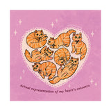 Actual Representation Of My Heart Art Print