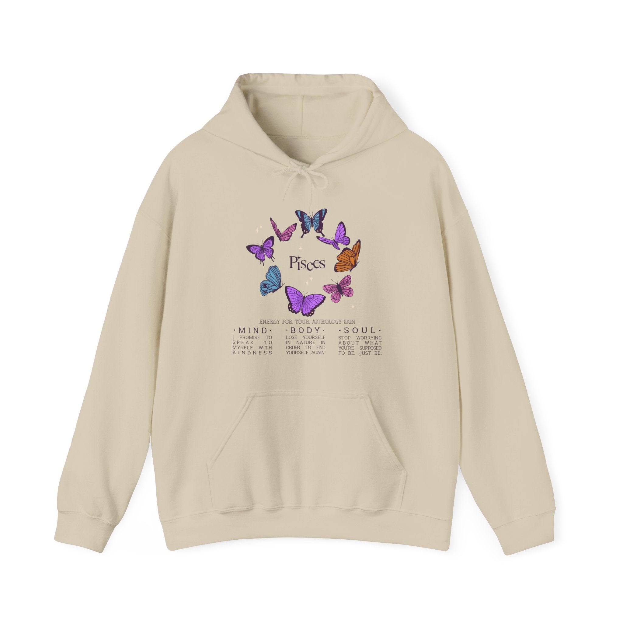 Pisces Butterfly Astrology Hoodie