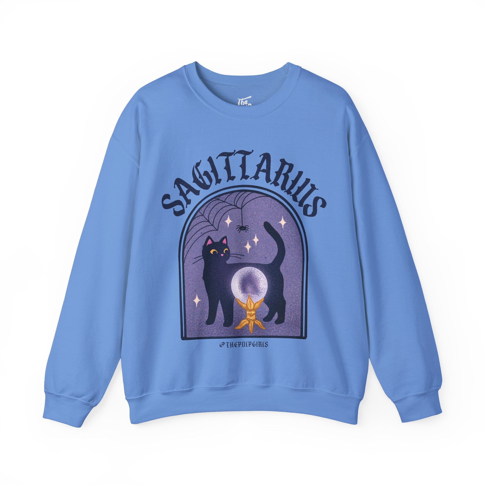 Sagittarius Spooky Cat Astrology Crewneck
