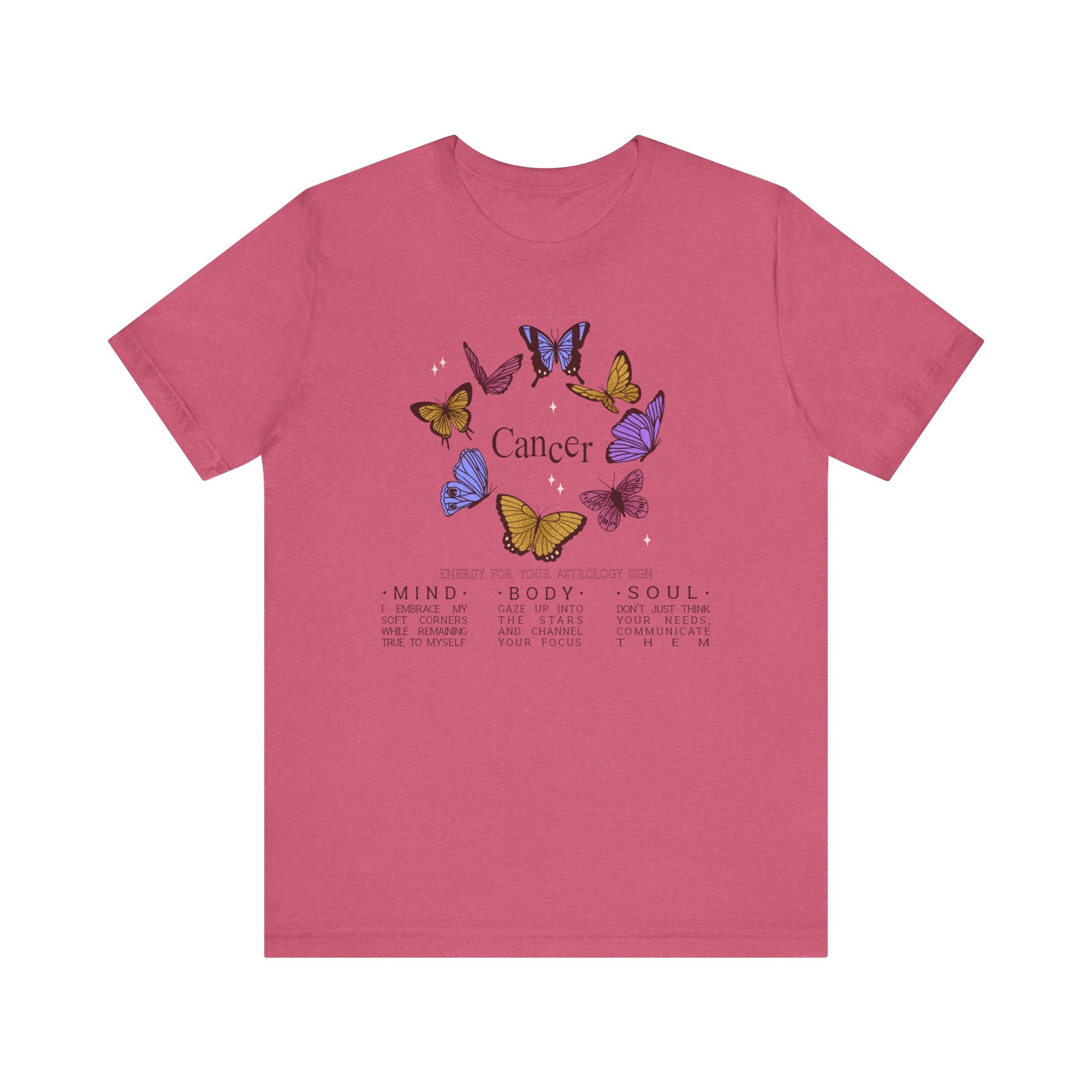 Cancer Astrology Butterfly Tee