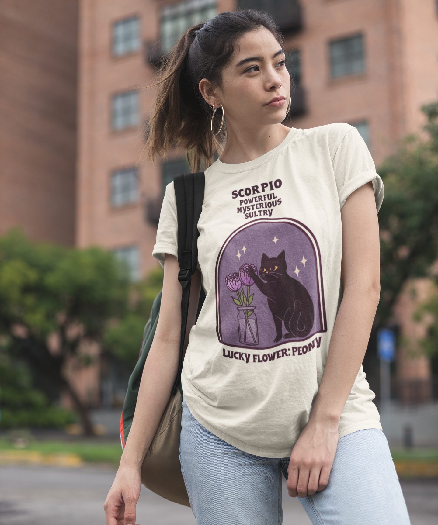 Scorpio Cat Astrology Tee