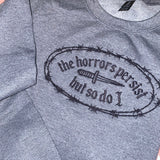 The Horrors Embroidered Crewneck Sweatshirt
