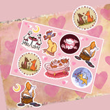 Valentines Love Pup Sticker Sheet